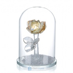 crystal golden flower gift