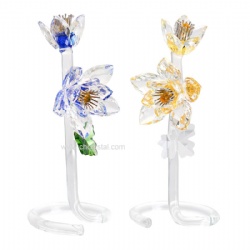 crystal flower gift set