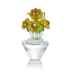 crystal flower gift