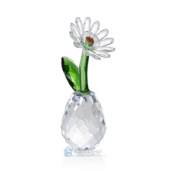 crystal white flower gift