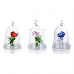 crystal flower gift set