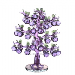 crystal apple tree with 38pcs apple