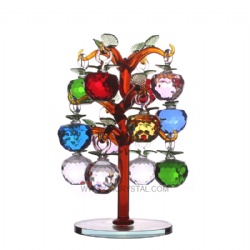 crystal apple tree with 12pcs apples