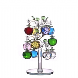 crystal apple tree with 12pcs apples