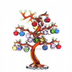 crystal apple tree with 30pcs apples