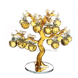 crystal apple tree with 18pcs apples