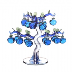 crystal apple tree with 18pcs apples