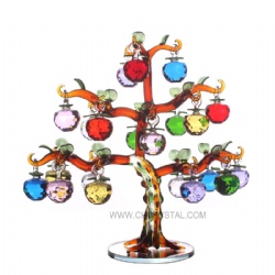 crystal apple tree with 21pcs apples