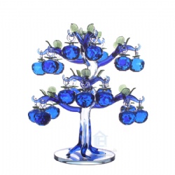 crystal apple tree with 22pcs apples