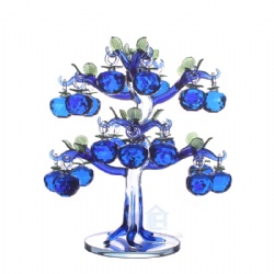 crystal apple tree with 22pcs apples