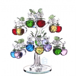 crystal apple tree with 22pcs apples