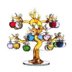 crystal apple tree with 20pcs apples