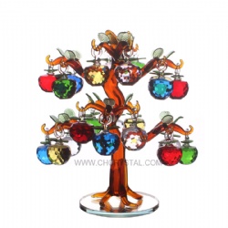crystal apple tree with 22pcs apples