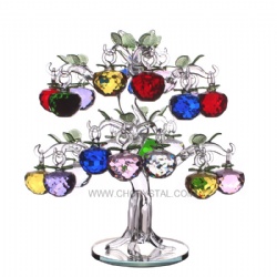 crystal apple tree with 22pcs apples