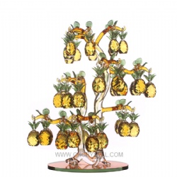 crystal pineapple tree with 36pcs pineapples