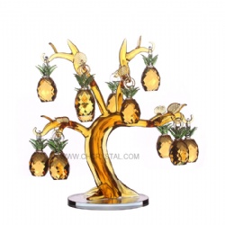 crystal pineapple tree with 12pcs pineapples