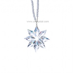 crystal snowflake pendant