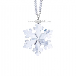 crystal snowflake pendant