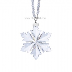 crystal snowflake pendant