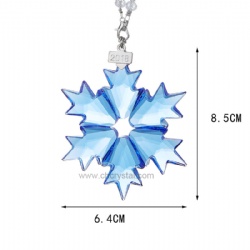 crystal snowflake pendant