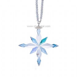 crystal snowflake pendant