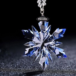 crystal snowflake pendant