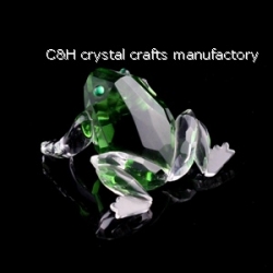 crystal frog animal figurines