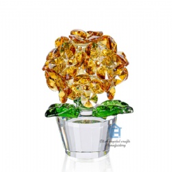 crystal flower gift