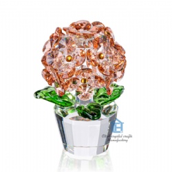 crystal flower gift