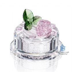 crystal flower gift