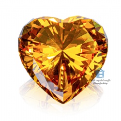 crystal heart-shpaed diamond