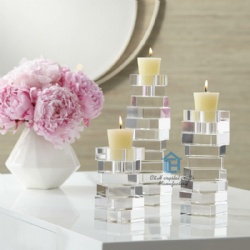 crystal candleholder set