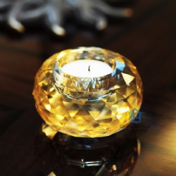 crystal tealight candleholder