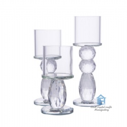 crystal candleholder set