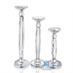 crystal candleholder set