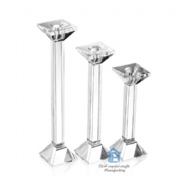 crystal candleholder set