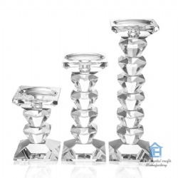 crystal tealight candleholder set