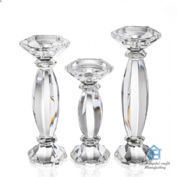 crystal tealight candleholder set