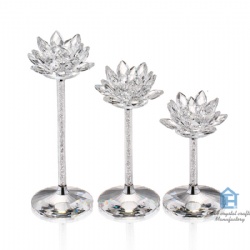 crystal candleholder set