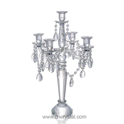 5arms crystal candelabra