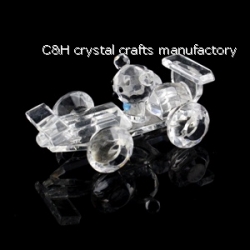 crystal small car model gift