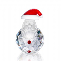 crystal santa claus