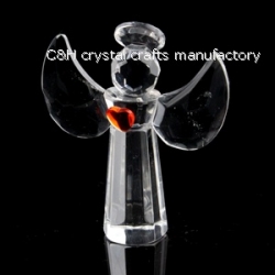 crystal angel figurine gift