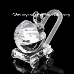 crystal baby carriage gift