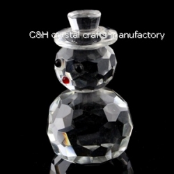 crystal snowman gift