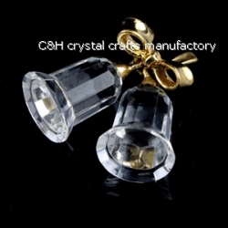 crystal small bell christmas gift