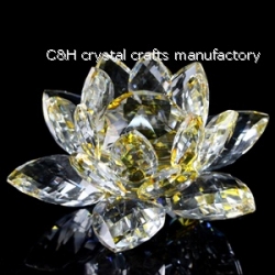 crystal lotus flower gift