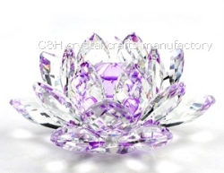 crystal lotus flower for wedding gift