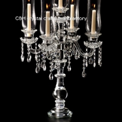popular crystal candelabra for wedding decor