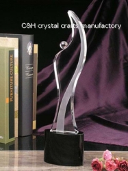 crystal trophy